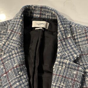 Isabel Marant Blue and Red Plaid Jacket